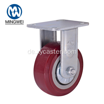 PVC 5 Zoll Fixed Heavy Duty Caster